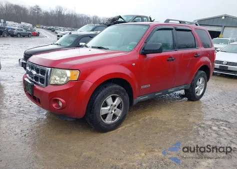 2008 Ford Escape Xlt из США, поврежденный, VIN 1FMCU93128KD40191